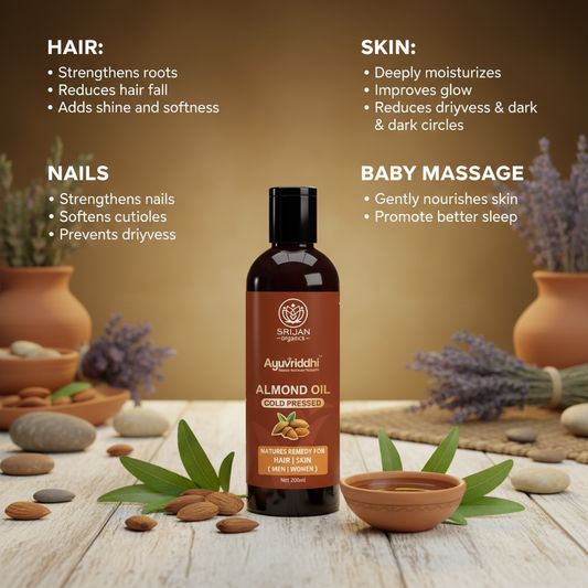 Almond Oil Benefits Product Photo